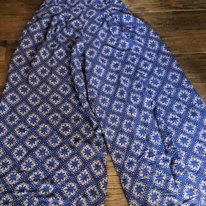 Anthropologie Maeve Size 14 Purple Super Wide Leg Pants